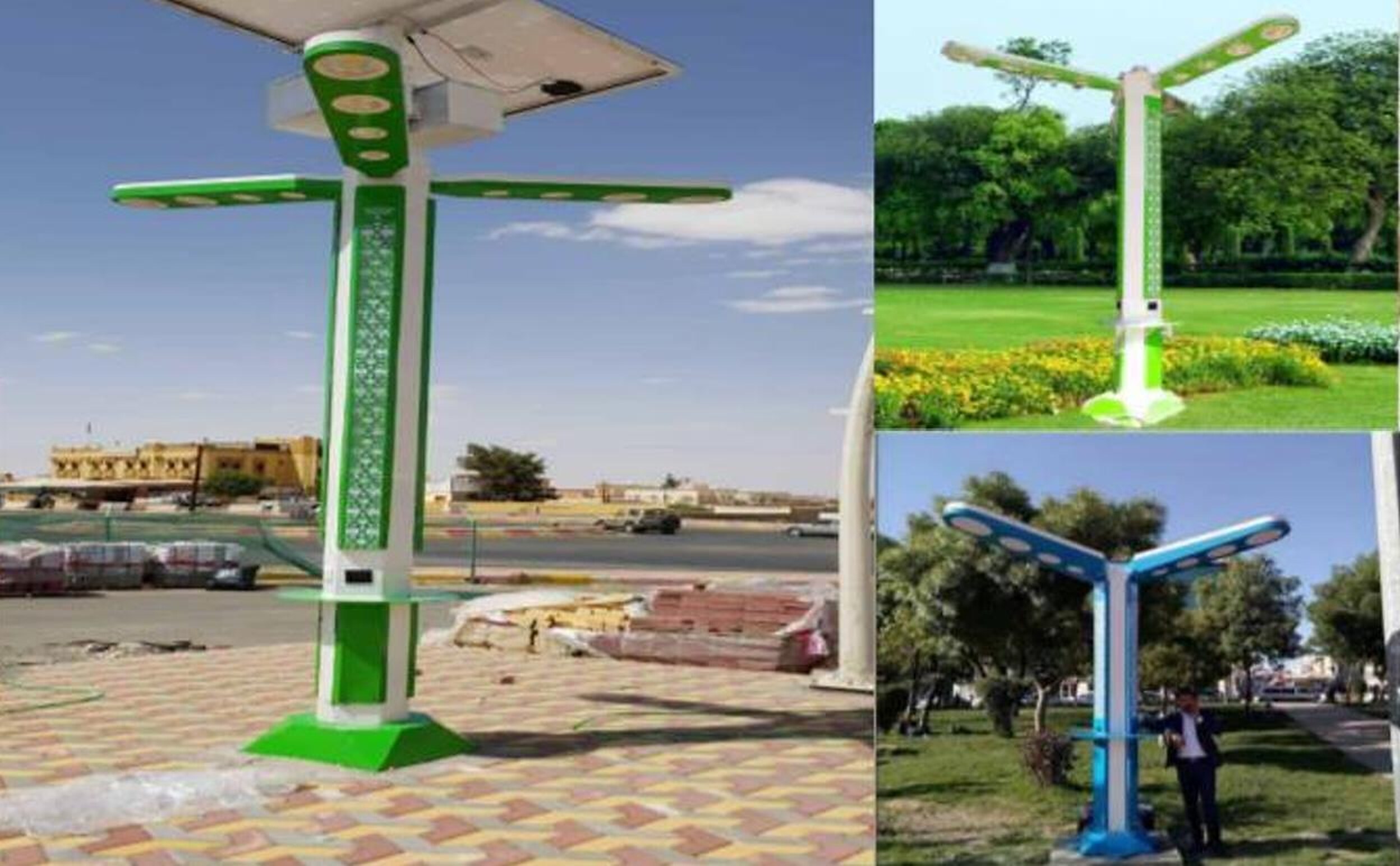 Smart / Solar Pole Project real project photograph