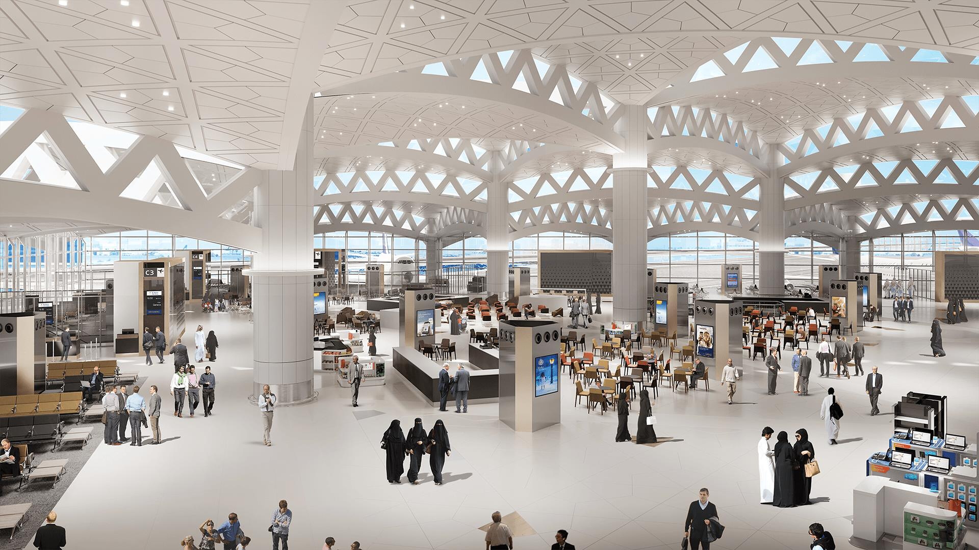 King Khalid International Airport real project photograph